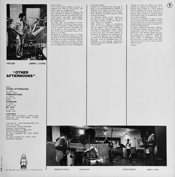 Jimmy Lyons - Other Afternoons