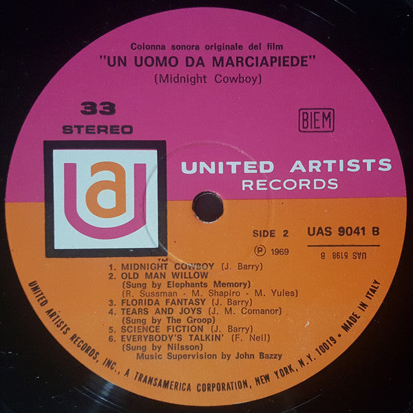 Various - Un Uomo Da Marciapiede (Midnight Cowboy)