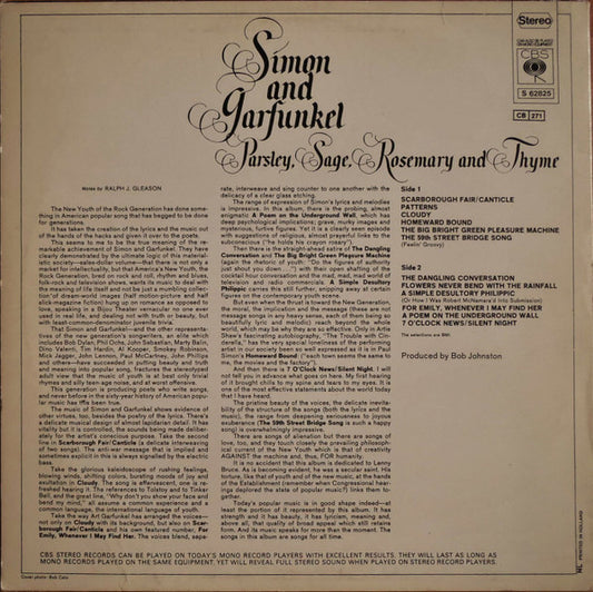 Simon & Garfunkel - Parsley, Sage, Rosemary And Thyme