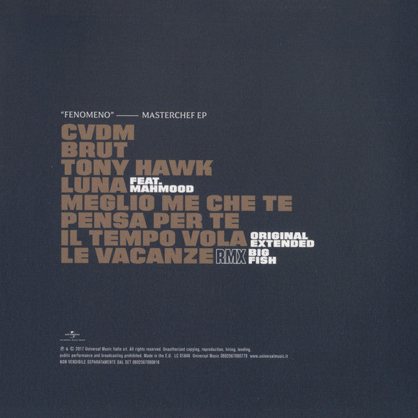 Fabri Fibra - Fenomeno - Masterchef EP