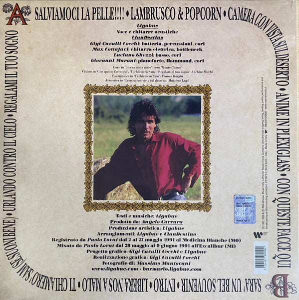 Luciano Ligabue - Lambrusco Coltelli Rose & Pop Corn (sigillato)