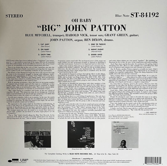 John Patton - Oh Baby! (nuovo)