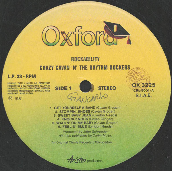 Crazy Cavan And The Rhythm Rockers - Rockability
