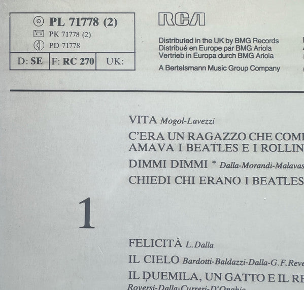 Lucio Dalla - Dalla / Morandi