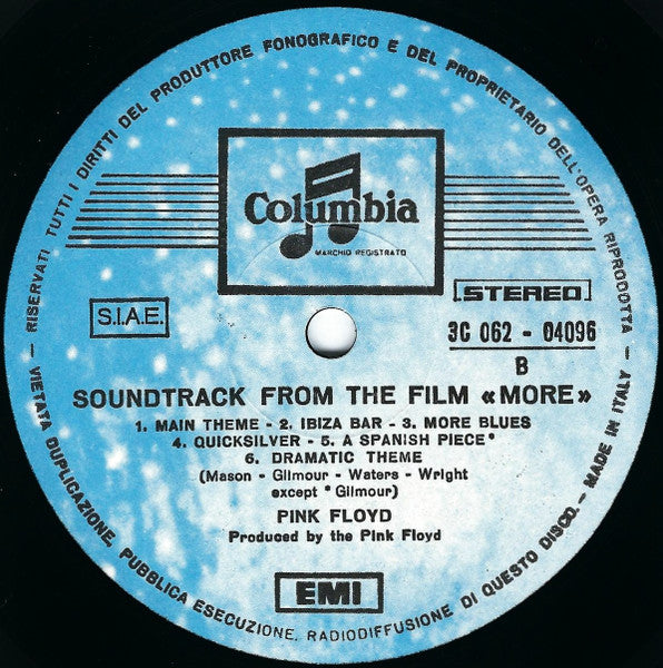 Pink Floyd - Soundtrack From The Film "More"