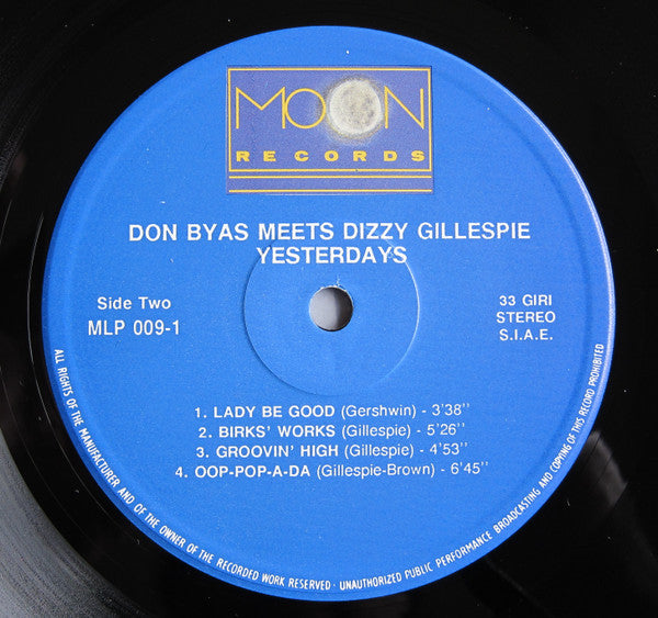 Don Byas Meets Dizzy Gillespie – Yesterdays