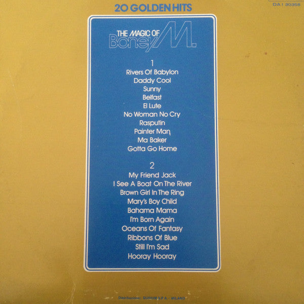 Boney M. - The Magic Of Boney M. - 20 Golden Hits