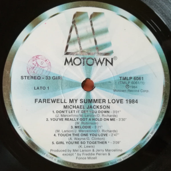 Michael Jackson - Farewell My Summer Love 1984