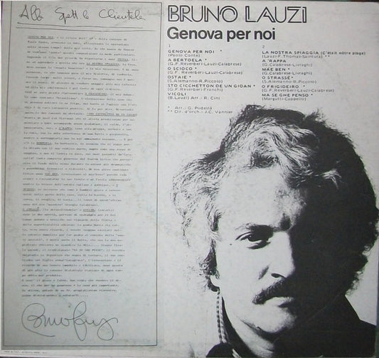 Bruno Lauzi - Genova Per Noi