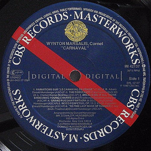 Wynton Marsalis, Eastman Wind Ensemble, Donald Hunsberger – Carnaval