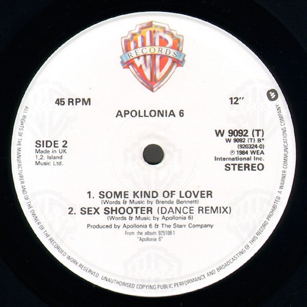Apollonia 6 - Blue Limousine