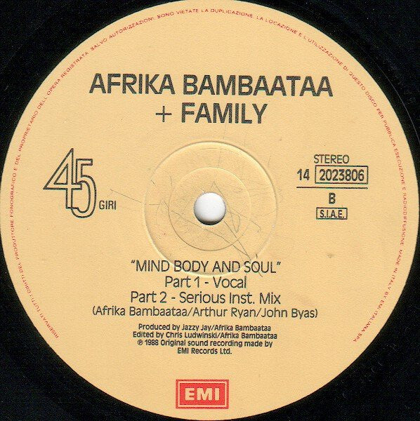 Afrika Bambaataa & Family - Reckless
