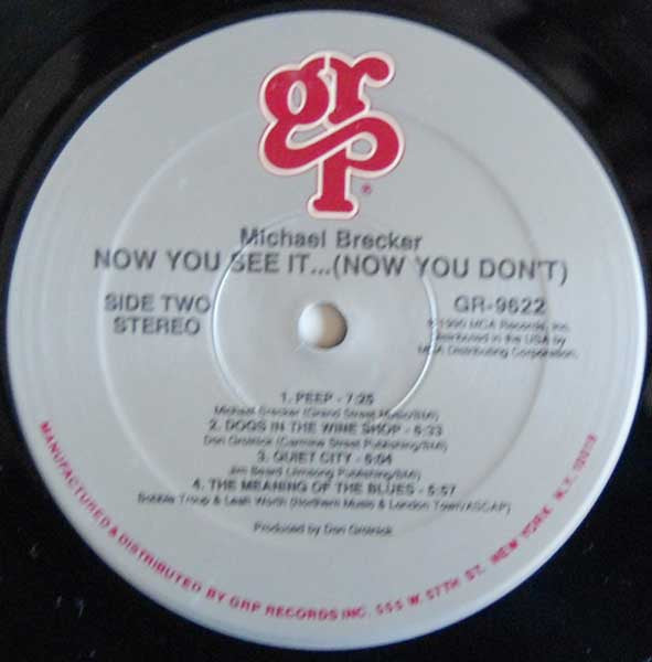 Michael Brecker - Now You See It... (Now You Don't)