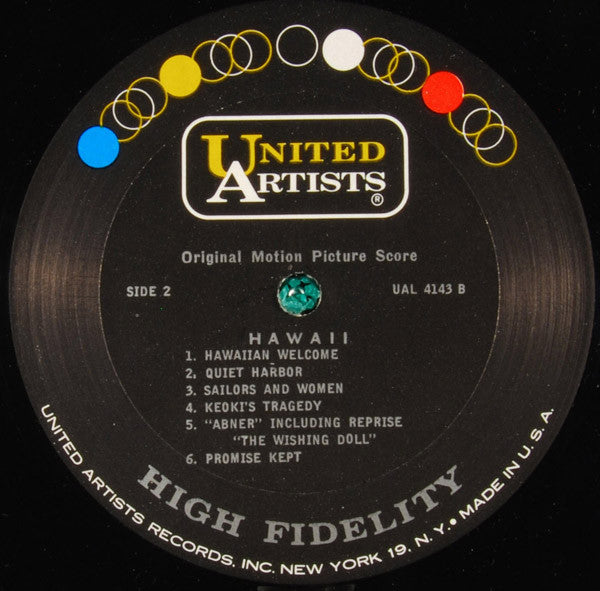 Elmer Bernstein - Hawaii / Original Motion Picture Score
