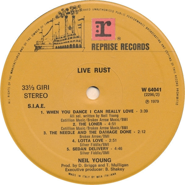 Neil Young - Live Rust