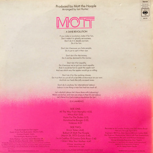 Mott The Hoople - Mott