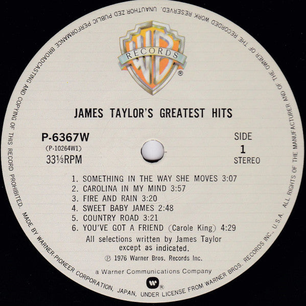 James Taylor - Greatest Hits