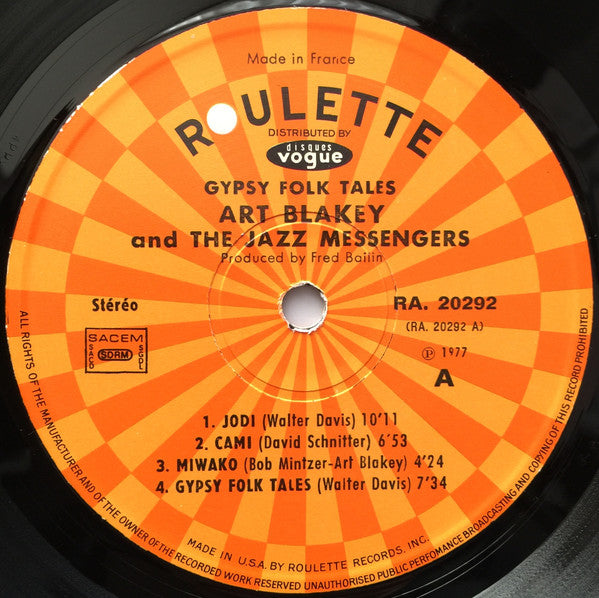 Art Blakey & The Jazz Messengers - Gypsy Folk Tales