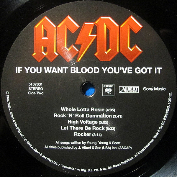 AC/DC - If You Want Blood You've Got It