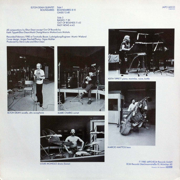 Elton Dean Quintet - Boundaries