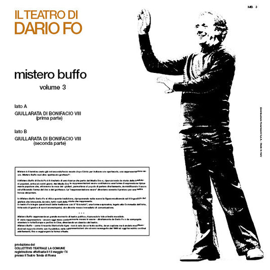 Dario Fo - Mistero Buffo Vol. 3 - Il Teatro Di Dario Fo