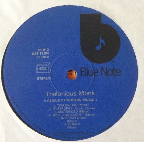 Thelonious Monk - Genius Of Modern Music