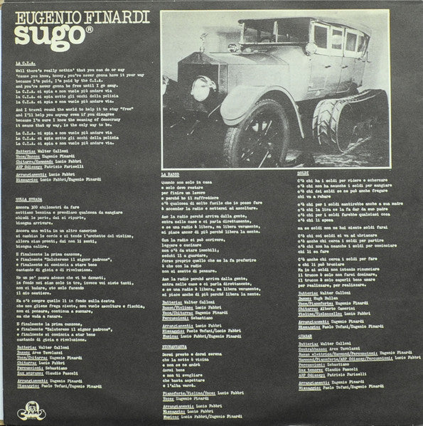 Eugenio Finardi - Sugo