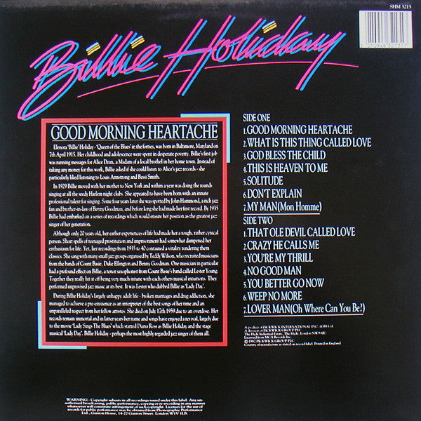 Billie Holiday - Good Morning Heartache