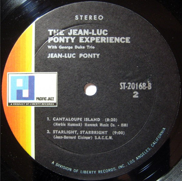 Jean-Luc Ponty "Experience" - The Jean-Luc Ponty Experience