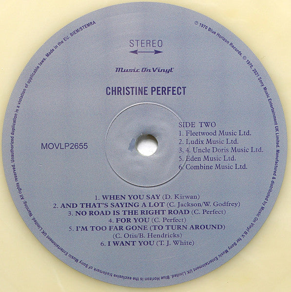 Christine Perfect - Christine Perfect (nuovo)