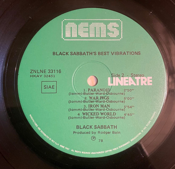Black Sabbath - Best Vibrations
