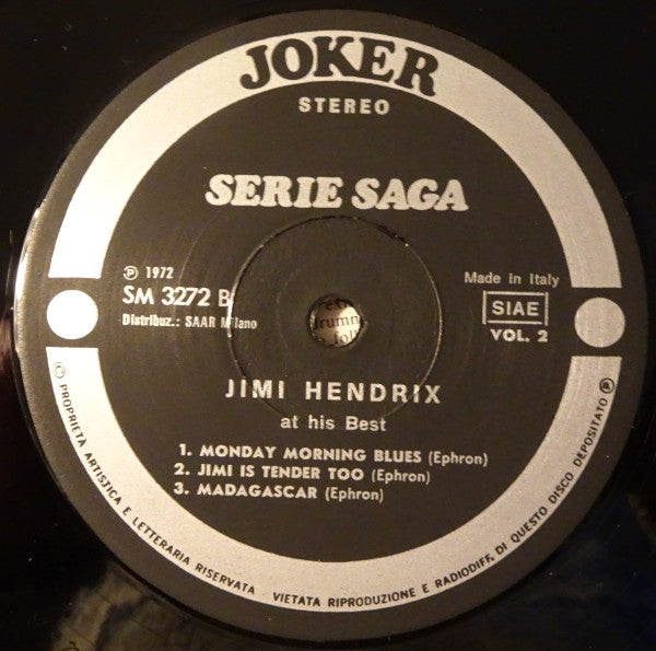 Jimi Hendrix - Jimi Hendrix At His Best (Volume 2)