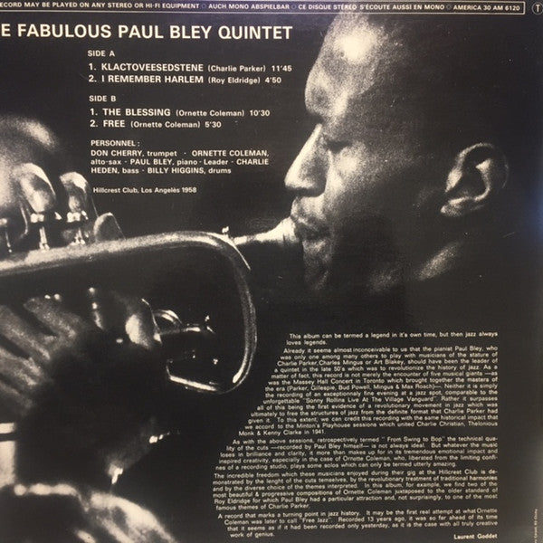 Paul Bley Quintet - The Fabulous Paul Bley Quintet