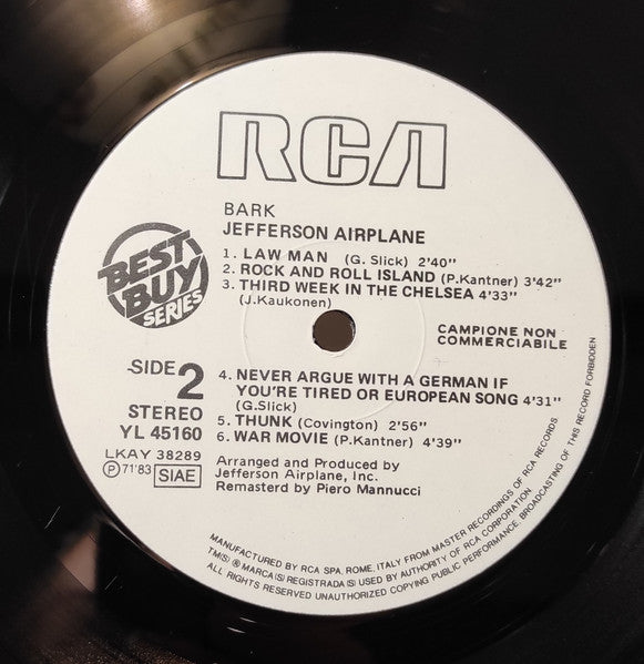 Jefferson Airplane - Bark
