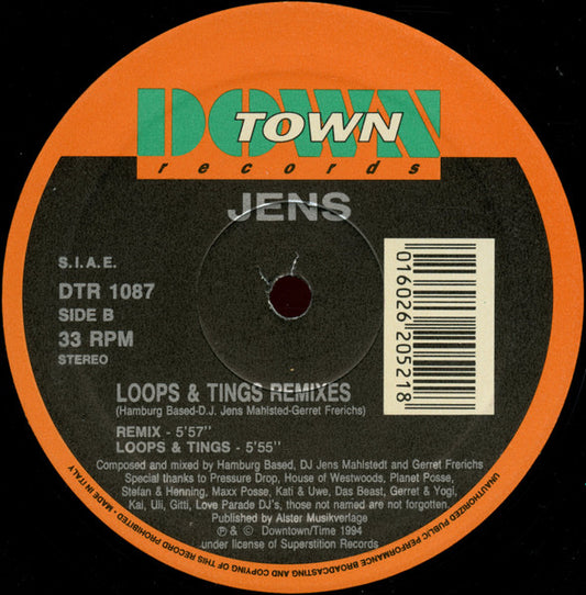 Jens - Loops & Tings (Remixes)