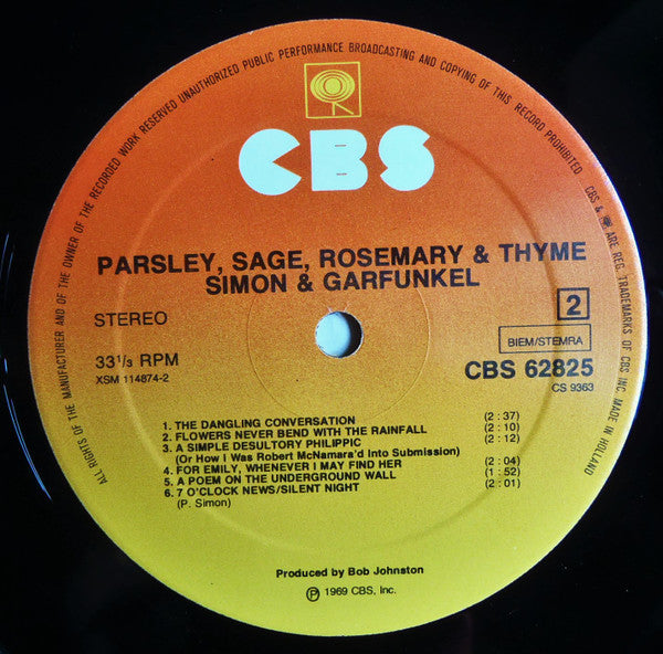 Simon & Garfunkel - Parsley, Sage, Rosemary And Thyme