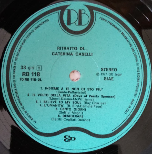 Caterina Caselli - Ritratto Di... Caterina Caselli