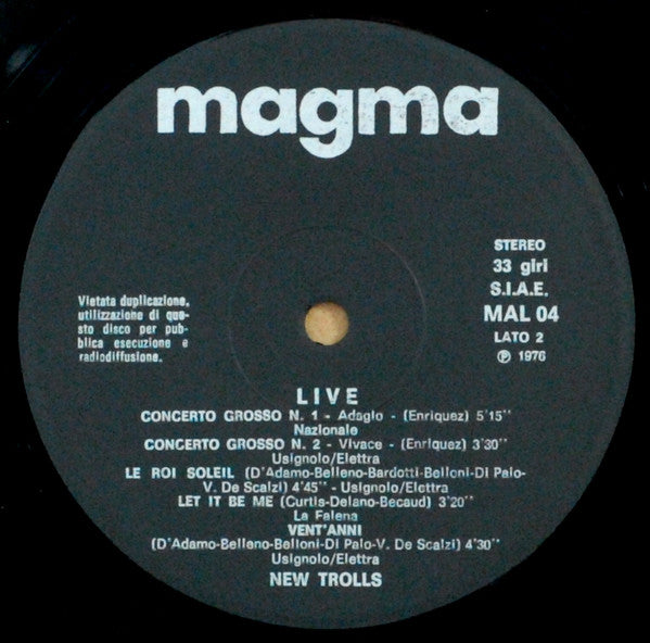 New Trolls - Live