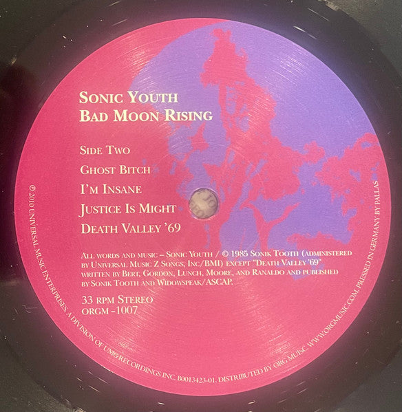 Sonic Youth - Bad Moon Rising (nuovo)