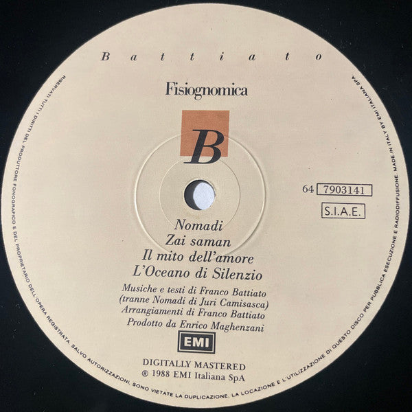 Franco Battiato - Fisiognomica