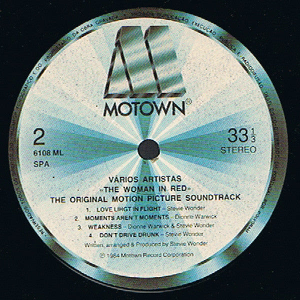 Stevie Wonder - The Woman In Red (Selections From The Original Motion Picture Soundtrack)