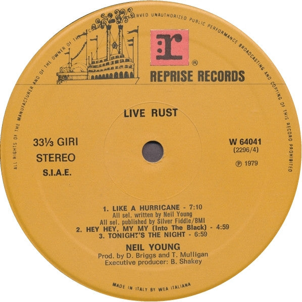 Neil Young - Live Rust