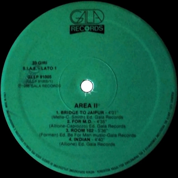 Area II - Area II°