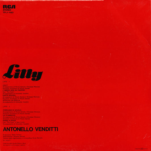 Antonello Venditti - Lilly