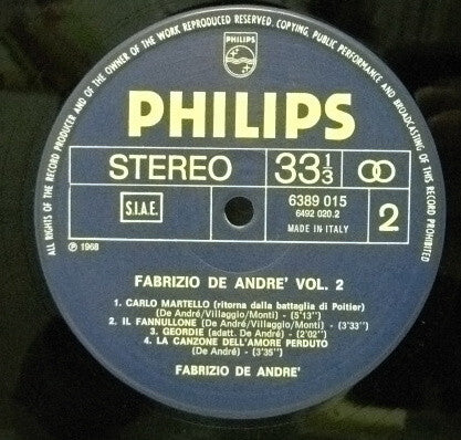 Fabrizio De André - Vol.2