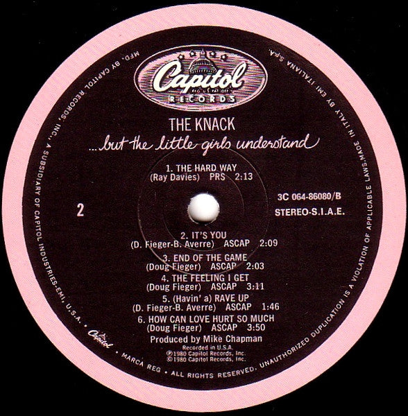 The Knack - ...But The Little Girls Understand