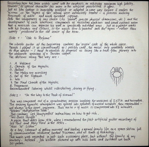 Holger Czukay - On The Way To The Peak Of Normal