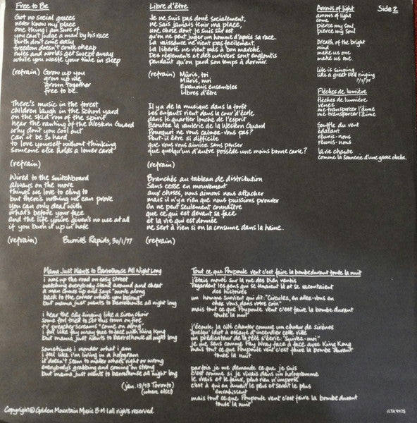 Bruce Cockburn - Circles In The Stream