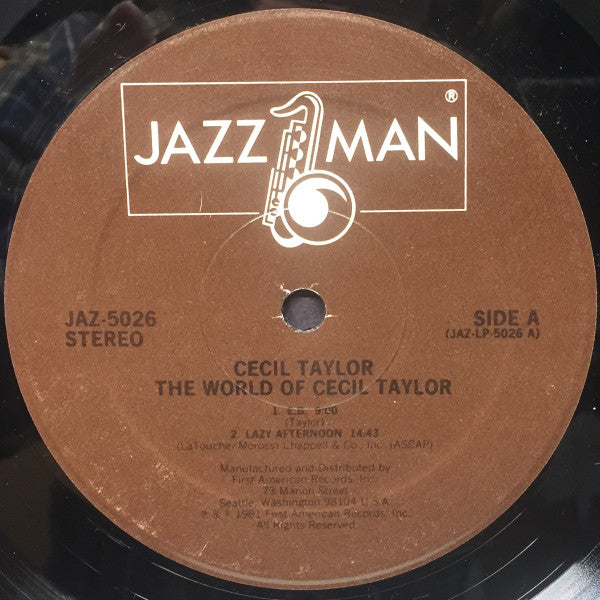 Cecil Taylor - The World Of Cecil Taylor