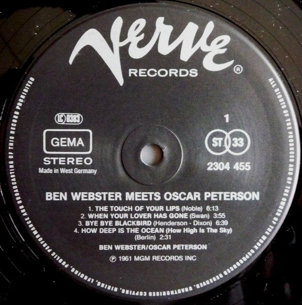 Ben Webster - Ben Webster Meets Oscar Peterson